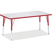 Jonti-Craft Berries Adult Height Color Edge Rectangle Table (6408JCA008)