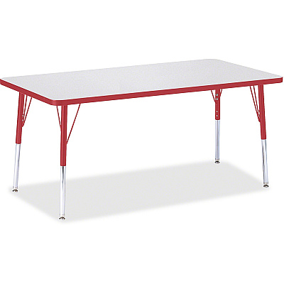 Jonti-Craft Berries Adult Height Color Edge Rectangle Table (6408JCA008)