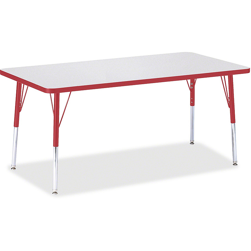 Jonti-Craft Berries Adult Height Color Edge Rectangle Table (6408JCA008)