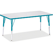 Jonti-Craft Berries Adult Height Color Edge Rectangle Table (6408JCA005)