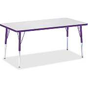 Jonti-Craft Berries Adult Height Color Edge Rectangle Table (6408JCA004)