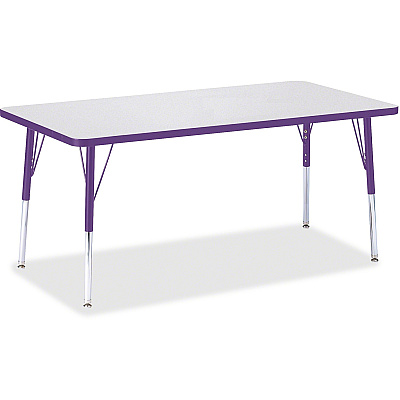 Jonti-Craft Berries Adult Height Color Edge Rectangle Table (6408JCA004)