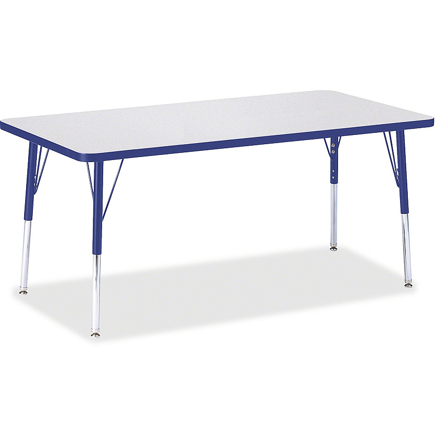 Jonti-Craft Berries Adult Height Color Edge Rectangle Table (6408JCA003)