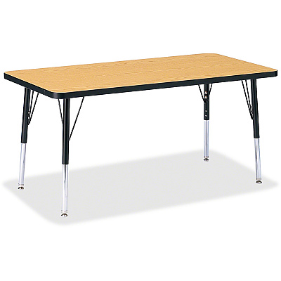 Jonti-Craft Berries Elementary Oak Laminate Rectangle Table (6403JCE210)