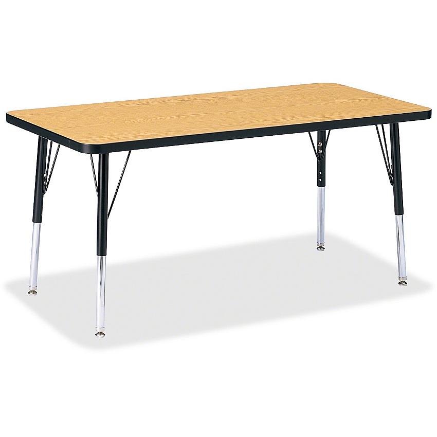Jonti-Craft Berries Elementary Oak Laminate Rectangle Table (6403JCE210)