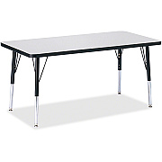 Jonti-Craft Berries Elementary Height Color Edge Rectangle Table (6403JCE180)