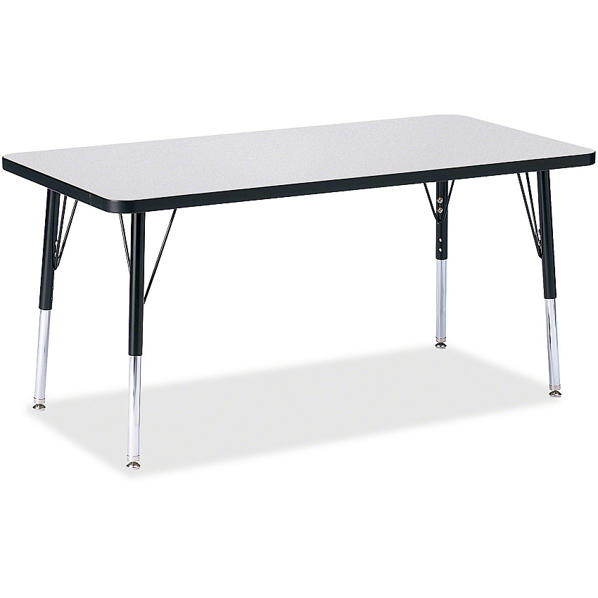 Jonti-Craft Berries Elementary Height Color Edge Rectangle Table (6403JCE180)