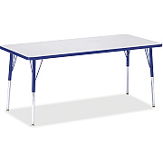 Jonti-Craft Berries Adult Height Color Edge Rectangle Table (6413JCA003)