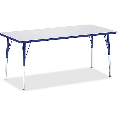Jonti-Craft Berries Adult Height Color Edge Rectangle Table (6413JCA003)