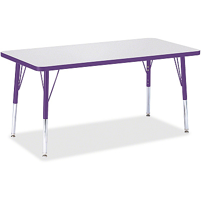 Jonti-Craft Berries Elementary Height Color Edge Rectangle Table (6403JCE004)