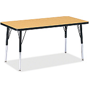Jonti-Craft Berries Adult Height Color Top Rectangle Table (6403JCA210)