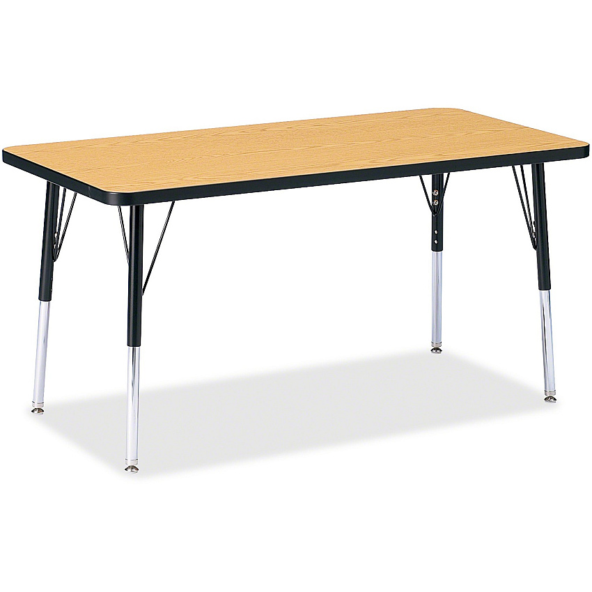 Jonti-Craft Berries Adult Height Color Top Rectangle Table (6403JCA210)