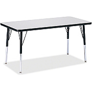 Jonti-Craft Berries Adult Height Color Edge Rectangle Table (6403JCA180)