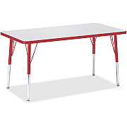 Jonti-Craft Berries Adult Height Color Edge Rectangle Table (6403JCA008)