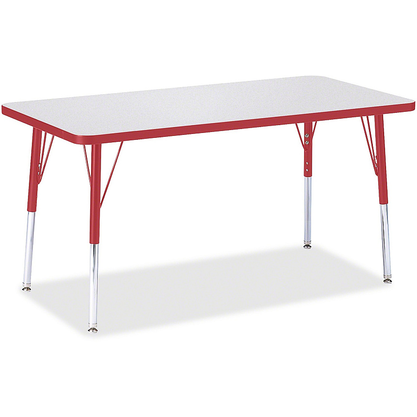 Jonti-Craft Berries Adult Height Color Edge Rectangle Table (6403JCA008)