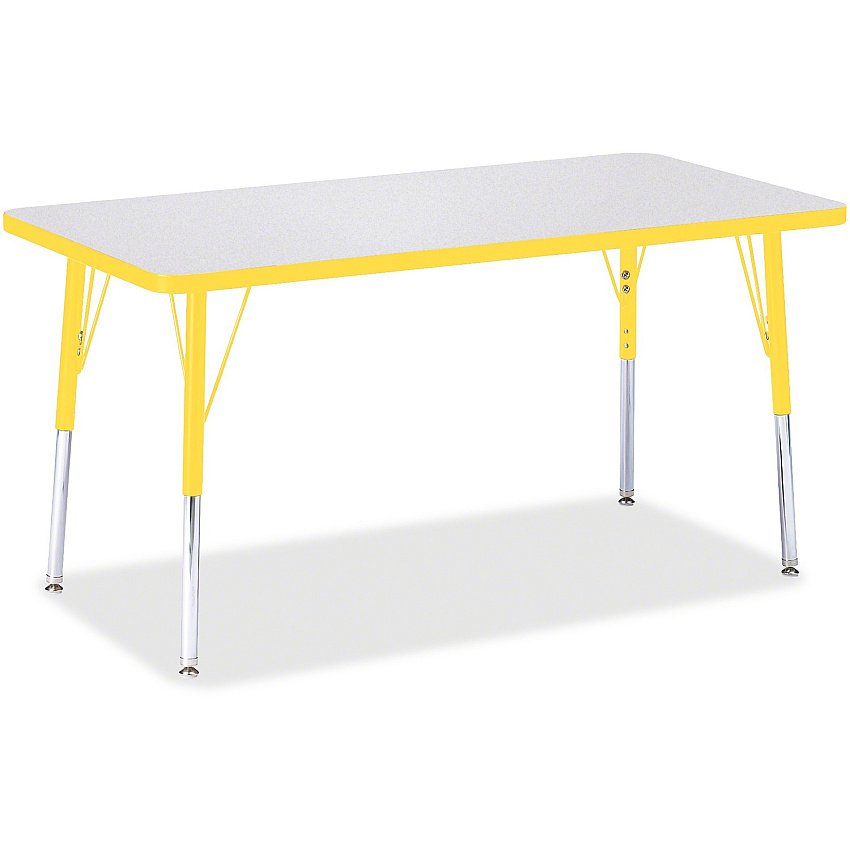 Jonti-Craft Berries Adult Height Color Edge Rectangle Table (6403JCA007)