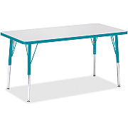 Jonti-Craft Berries Adult Height Color Edge Rectangle Table (6403JCA005)