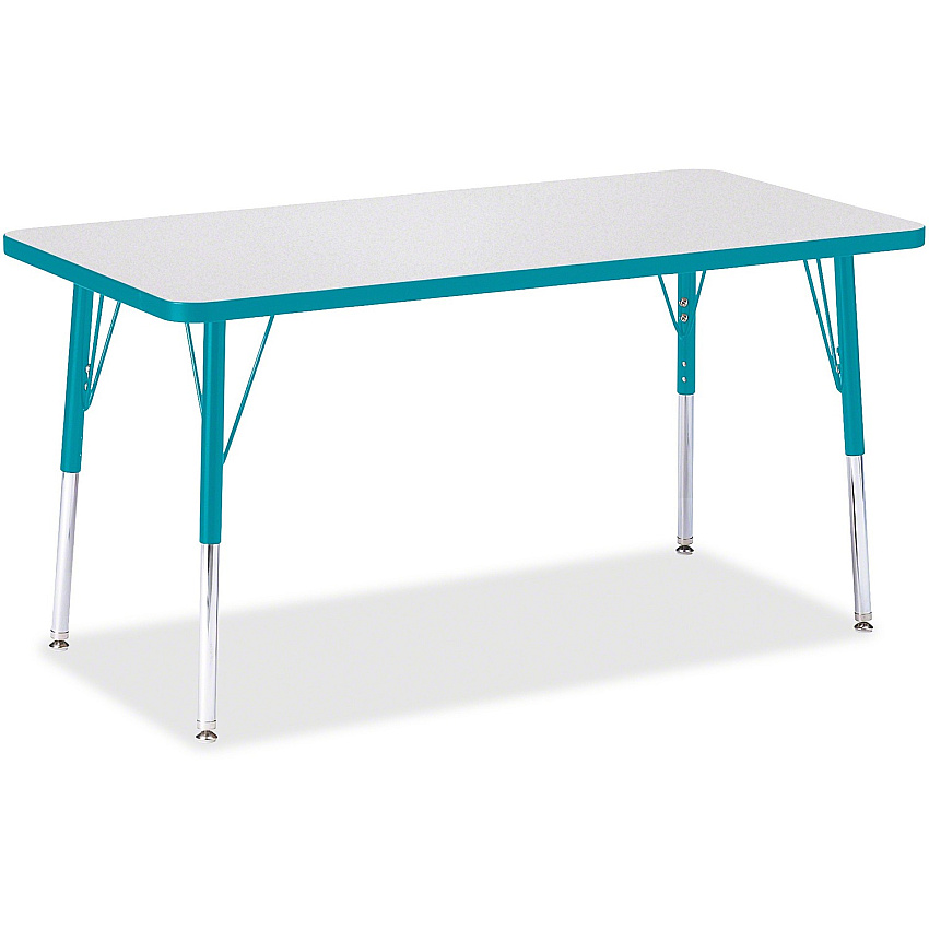 Jonti-Craft Berries Adult Height Color Edge Rectangle Table (6403JCA005)