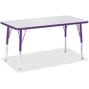Jonti-Craft Berries Adult Height Color Edge Rectangle Table (6403JCA004)