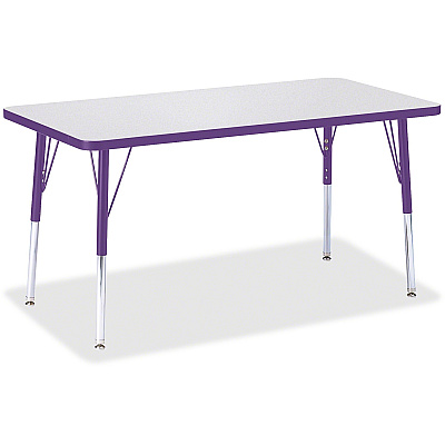 Jonti-Craft Berries Adult Height Color Edge Rectangle Table (6403JCA004)
