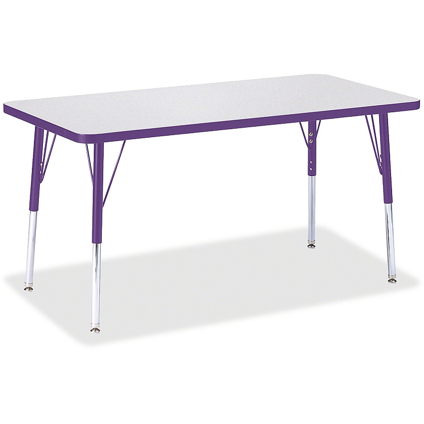 Jonti-Craft Berries Adult Height Color Edge Rectangle Table (6403JCA004)