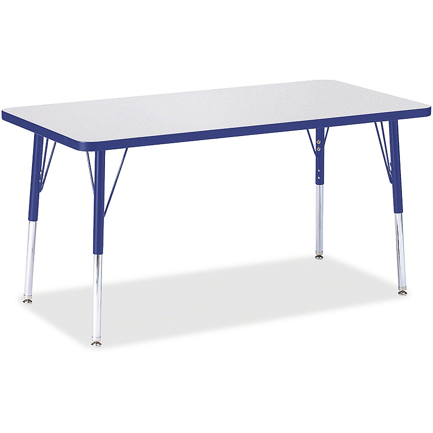 Jonti-Craft Berries Adult Height Color Edge Rectangle Table (6403JCA003)