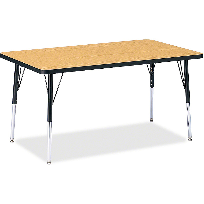 Jonti-Craft Berries Adult Height Color Top Rectangle Table (6473JCA210)