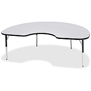 Jonti-Craft Berries Elementary Height Color Edge Kidney Table (6423JCE180)