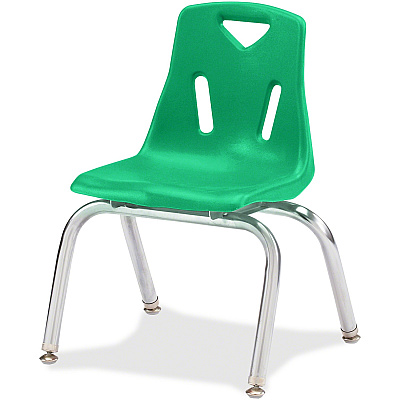 Jonti-Craft Berries Plastic Chairs with Chrome-Plated Legs (8142JC1119)