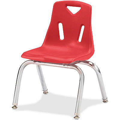 Jonti-Craft Berries Plastic Chairs with Chrome-Plated Legs (8142JC1008)