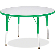 Jonti-Craft Berries Elementary Height Color Edge Round Table (6488JCE119)