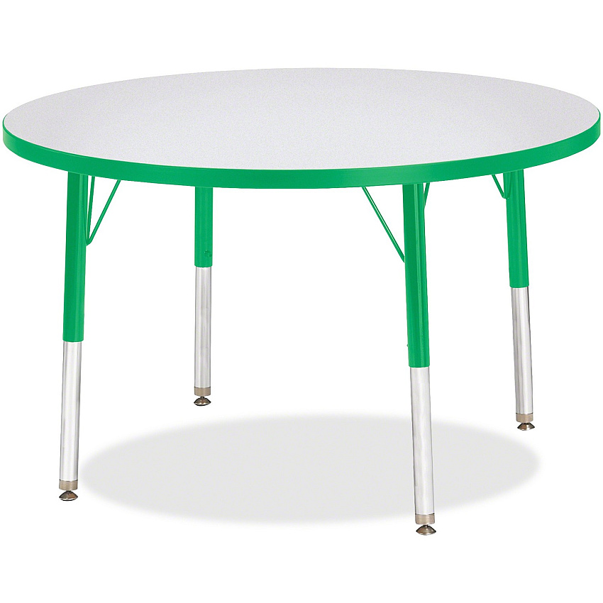 Jonti-Craft Berries Elementary Height Color Edge Round Table (6488JCE119)