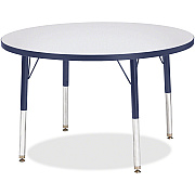 Jonti-Craft Berries Elementary Height Color Edge Round Table (6488JCE112)
