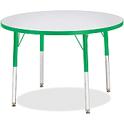 Jonti-Craft Berries Adult Height Color Edge Round Table (6488JCA119)
