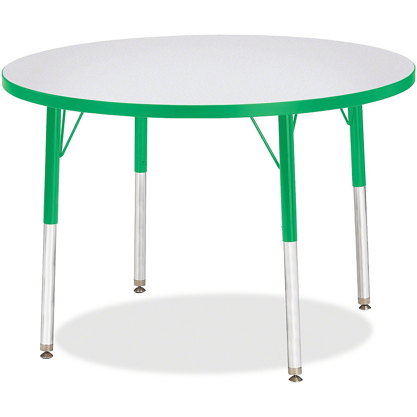 Jonti-Craft Berries Adult Height Color Edge Round Table (6488JCA119)