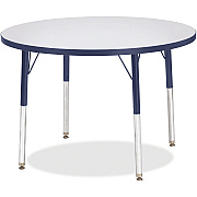 Jonti-Craft Berries Adult Height Color Edge Round Table (6488JCA112)