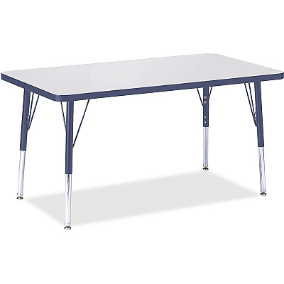 Jonti-Craft Berries Elementary Height Color Top Rectangle Table (6478JCE112)