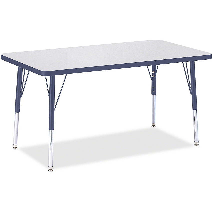 Jonti-Craft Berries Elementary Height Color Top Rectangle Table (6478JCE112)