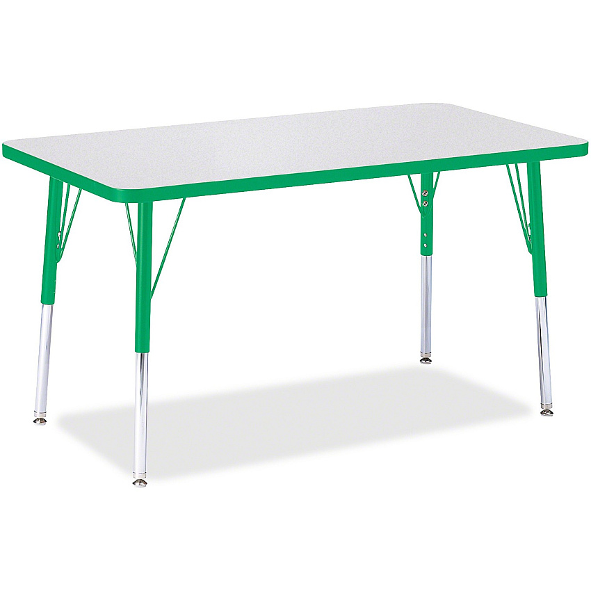 Jonti-Craft Berries Adult Height Color Edge Rectangle Table (6478JCA119)