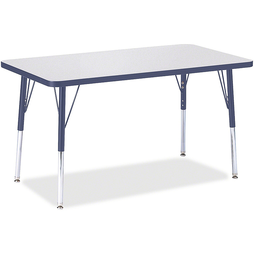 Jonti-Craft Berries Adult Height Color Edge Rectangle Table (6478JCA112)