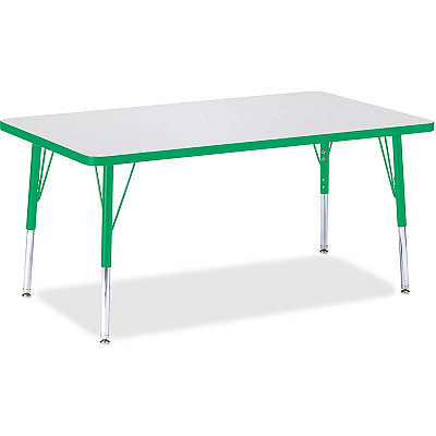 Jonti-Craft Berries Elementary Height Color Edge Rectangle Table (6473JCE119)