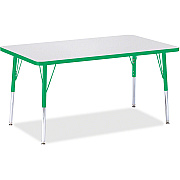Jonti-Craft Berries Adult Height Color Edge Rectangle Table (6473JCA119)