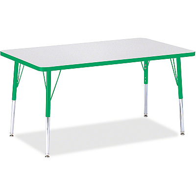 Jonti-Craft Berries Adult Height Color Edge Rectangle Table (6473JCA119)