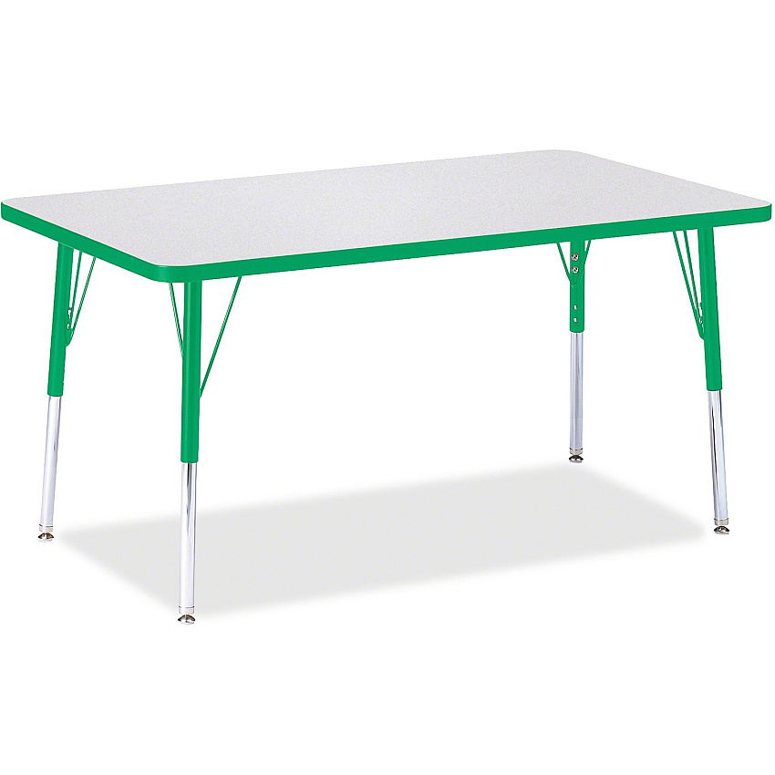 Jonti-Craft Berries Adult Height Color Edge Rectangle Table (6473JCA119)