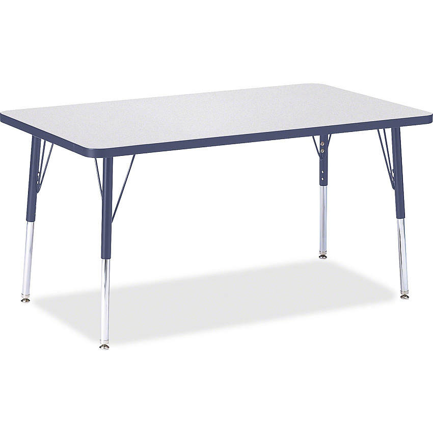 Jonti-Craft Berries Adult Height Color Edge Rectangle Table (6473JCA112)