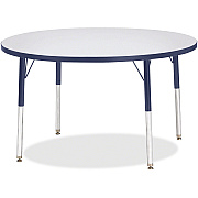 Jonti-Craft Berries Elementary Height Color Edge Round Table (6468JCE112)