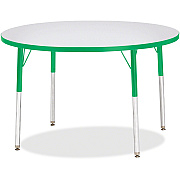 Jonti-Craft Berries Adult Height Color Edge Round Table (6468JCA119)