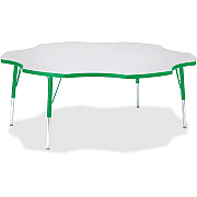 Jonti-Craft Berries Elementary Height Prism Six-Leaf Table (6458JCE119)