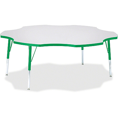 Jonti-Craft Berries Elementary Height Prism Six-Leaf Table (6458JCE119)