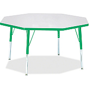 Jonti-Craft Berries Elementary Height Color Edge Octagon Table (6428JCE119)